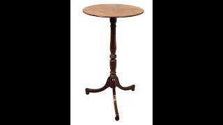 Georgian Circular Mahogany Wine Table