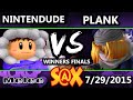 S@X - Plank (Sheik) Vs. VGz | Nintendude (Ice Climbers) SSBM Winners Finals - Smash Melee