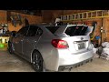 Subaru wrx Perrin wing stiffy install!