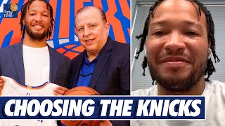 Jalen Brunson Opens Up About Choosing The New York Knicks