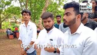 Goan Reporter News: PC on scraping of elections of Goa University students campus union.