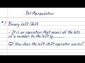 What is Binary Left Shift Operator in Java | Shift Operators in Java