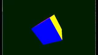 Rotating Cube using Python and Pygame