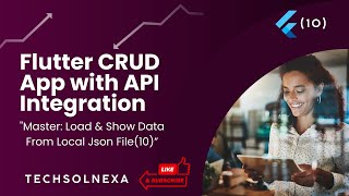 Flutter CRUD App Load \u0026 Show Data From Local Json (10) || \