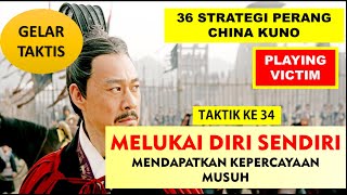 TAKTIK MELUKAI DIRI atau PLAYING VICTIM 36 Strategi China Kuno. Penerapan dalam Politik dan Bisnis