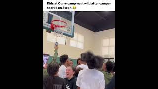 Camper is NEVER gonna forget this moment at Curry camp. 😂🔥 (via stephencurry30/IG) #shorts