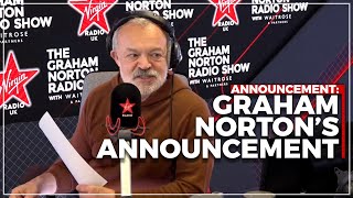 Graham Norton's Big Announcement at Virgin Radio UK 📻