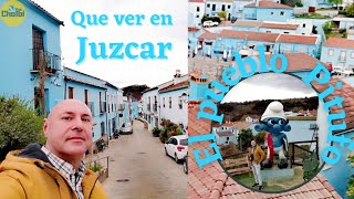 QUE VER EN JUZCAR, EL PUEBLO PITUFO #djiosmopocket2 #juzcarpueblopitufo #andalucía