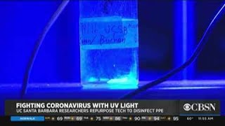 Calif. Researchers Developing New Ways To Disinfect PPE Used In Hospitals With UV Light