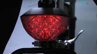 GaCIROn W01 6-LED 5-Mode Red Light Bicycle Tail Lamp - DX