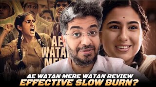 Ae Watan Mere Watan Review, Sara Ali Khan Shines as the brave Usha Mehta but how is the movie?