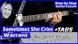 Sometimes She Cries Guitar Lesson