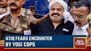 Watch: Police Convoy Taking Jailed Gangster Atiq Ahmed On A 1300 Km Return Route To  UP's Prayagraj