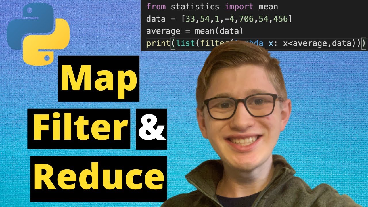 Python Tutorial 29- Map, Reduce, And Filter Functions - YouTube
