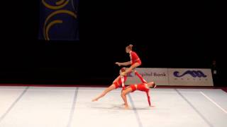 EAGC 2015   289   PnB   Age 12 18   WG   BUL   Bal   ALEKSANDROVA, SYAROVA \u0026 BOZHILOVA