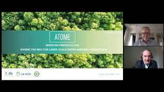 ATOME ENERGY PLC - Investor Presentation: paving the way for large-scale green ammonia production