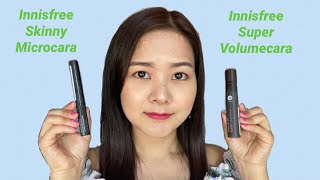 Innisfree Mascara : Skinny Microcara and Super Volumecara