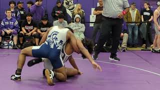 Staten Island Duels Susan E Wagner wrestling vs Tottenville 124lbs