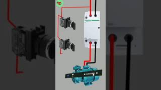 Controlling Motor With Modular Contactor And Selector Switch Connection #crazy_xy