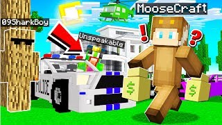 $10,000,000 MANSION COPS AND ROBBERS in MINECRAFT! (With Unspeakable and Shark)