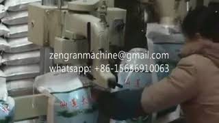 5KG 10KG 15KG 20kg rice weighing packaging machine with sewing