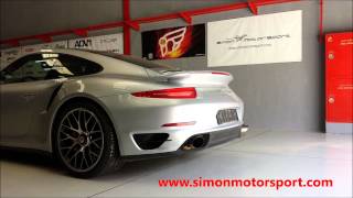 Porsche 991 Turbo S with full Fabspeed Motorsport Exhaust by Simon Motorsport Dubai