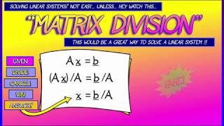 CalcBLUE 1 : Ch. 13.1 : Definition of the Matrix Inverse