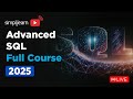 Advanced SQL Full Course | SQL Advance Functions | Advanced SQL Tutorial for Beginners | Simplilearn