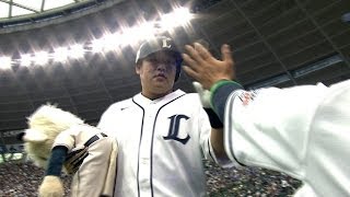 おかわり弾で反撃だ！中村が流れ引き戻す1号ソロHR 2013.10.12 L-M