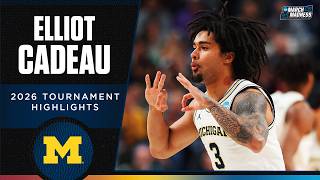 Elliot Cadeau 2026 NCAA tournament highlights | 2026 Most Outstanding Player