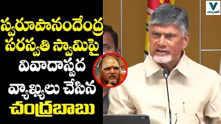 Chandrababu Comments on Swamy Swaroopanandendra Saraswati | Vaartha Vaani