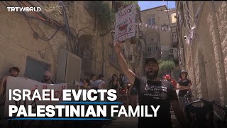 Palestinian family evicted from Jerusalem home