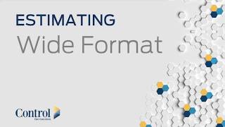 Wide Format Estimating