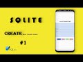 #1|SQLite tutorial for android studio in java| CRUD create read update delete |