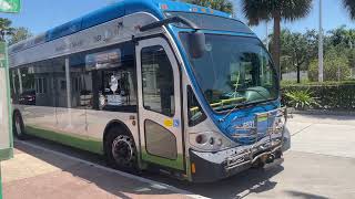 Miami Dade Transit: 2015 NABI 60-BRT Hybrid #15531 On Route 3 Leaving Omni Bus Terminal