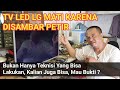 TV Led LG Mati Total Karena Disambar Petir