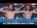 UFC 306 Official Weigh-In Highlights: No Scale Drama Ahead of Noche UFC at Sphere