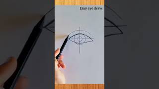 Easy Draw Eyes 👀| how to draw eyes | #shorts #eyedrawing #drawing #youtubeshorts #eye #art #short
