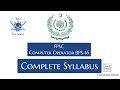 FPSC Computer Operator BPS-16 Syllabus.