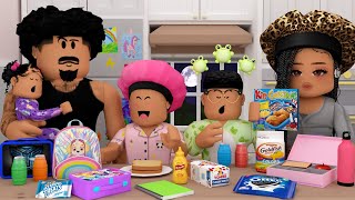 NIGHT BEFORE THE FIRST DAY OF SCHOOL ROUTINE!! *PACKING LUNCHES!!* | Bloxburg Fa