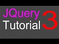 JQuery Tutorial for Beginners - 3 - First JQuery code
