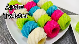 Apam Nasi Viral Guna Acuan Twister Resepi Tanpa Eno & Sukatan Cawan