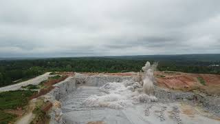 Rock Quarry Explosion