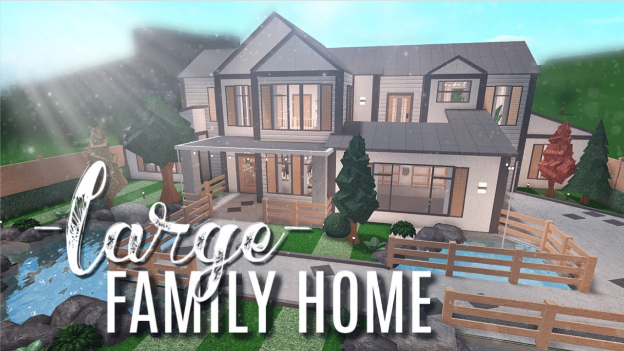 BLOXBURG || Large Family Home 178k + INSTAGRAM - YouTube