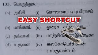 SHORTCUT FOR SCIENCE || மருத்துவ தாவரங்களும் அவற்றின் தாவரவியல் பெயரும் ||