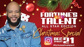 Fortune's Live Talent All Star Christmas Special James Fortune Co Host Isaac Carree