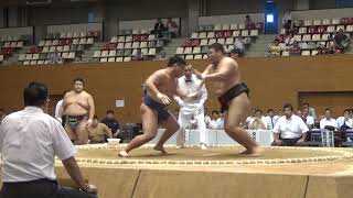 千代の海【浜町明太郎】( 日本体育大学)　ＶＳ　水戸龍【トゥルボルト】 (日本大学)