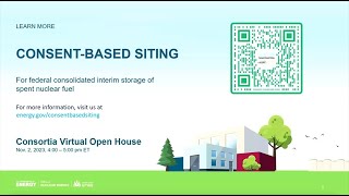 Consent-Based Siting Consortia Virtual Open House