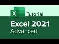Excel 2021 Advanced Tutorial