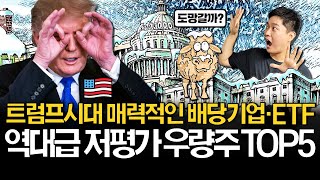 앞으로 4년, 트럼프가 찍어준 미국주식 (ft. 배당기업 리스트 무료나눔)